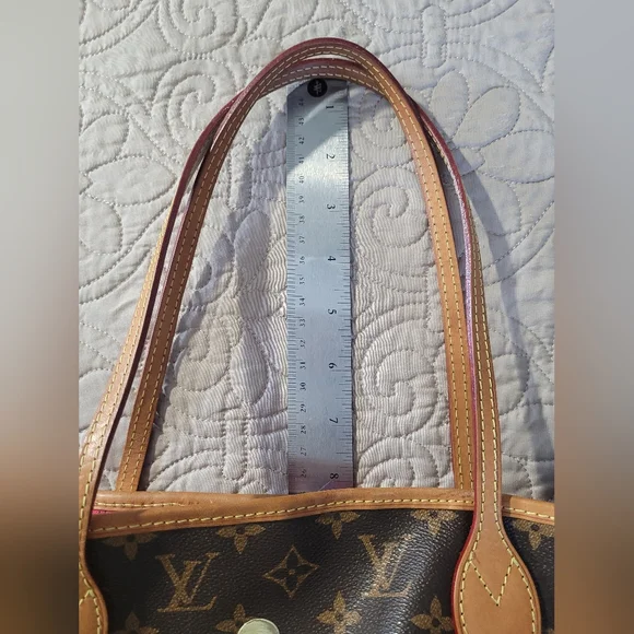 Louis Vuitton Brown Monogram Neverfull Tote with Decorative Patch Accents - Picture 16 of 16